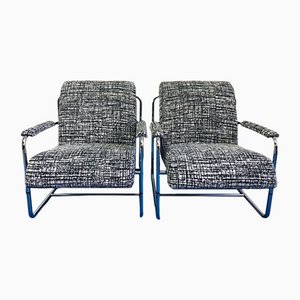 Mid-Century Modern Lounge Armchairs, Set of 2