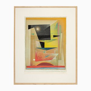 Peter Foeller, Light Source, Color Serigraph, Framed