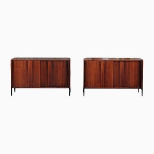 Rosewood Sideboards, 1960s, Set of 2