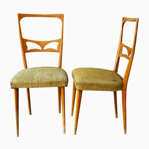 Italian Dining Chairs, 1940s, Set of 2