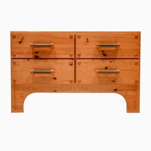 Chest of Drawers in Solid Pine, Sweden 1970s
