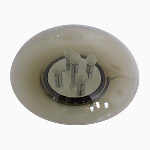 Large Glass Ceiling Light from Limburg, 1960s