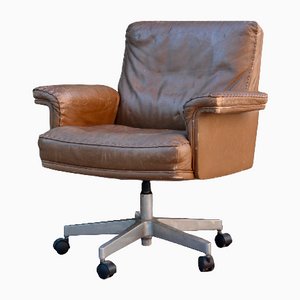 Brown Leather Desk chair