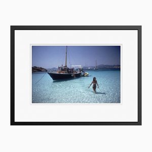 Slim Aarons, Yachting Trip, Druck auf Fotopapier, gerahmt