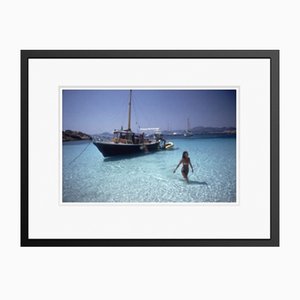 Slim Aarons, Yachting Trip, Druck auf Fotopapier, gerahmt