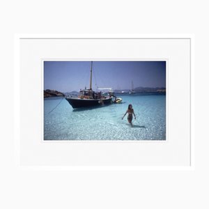 Slim Aarons, Yachting Trip, Druck auf Fotopapier, gerahmt
