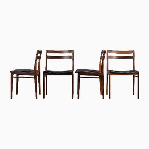 Mid-Century Danish Dining Chairs by Henri Rosengren Hansen for Brande Furniture Industry, 1960s, Set of 4