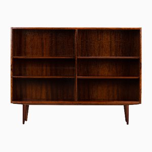 Mid-Century Low Rosewood Bookcase by Carlo Jensen for Hundevad & Co., 1960s
