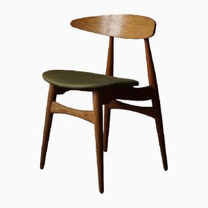 Danish Modern Oak Ch33 Dining Chair by Hans J. Wegner, 1960s