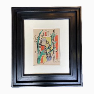Fernand Léger, Le puits, 1950, Gouache auf Papier