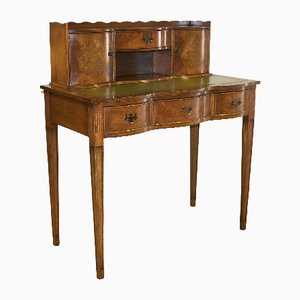 Hardwood Writing Desk with Leather Top