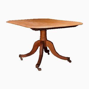 Viktorianischer Mahagoni Tilt-Top Tisch aus rohem Holz