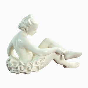 Jihokera, Ballerina, Cecoslovacchia, anni '60, Gesso smaltato