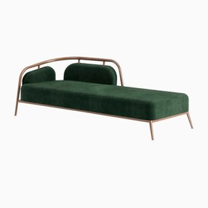 Essex Green Velvet Daybed by Javier Gomez