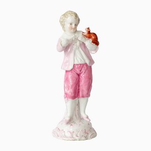 Figura alemana de porcelana de Schmeisser Porzellan Manufaktur, siglo XIX