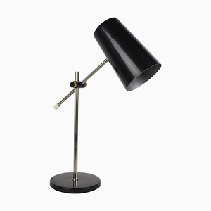 Mid-Century Black Table Lamp, 1970s