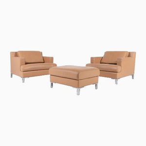 Vitnage DS 740 Lounge Armchairs with Ottoman from De Sede