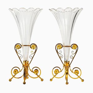 Vases en Cristal, Set de 2