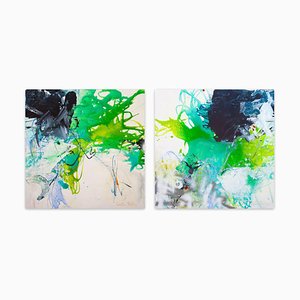 Carolina Alotus, Breeze, 2021, Acrylic & Mixed Media on Canvas