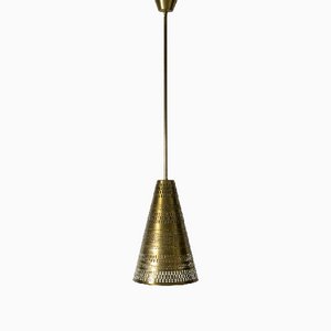 Vintage Brass Ceiling Lamp by Hans Bergström