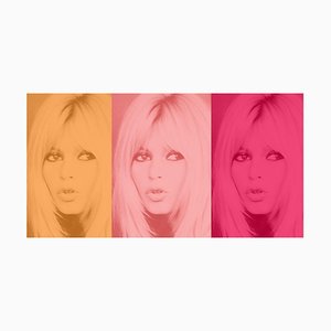 Pink Bardot Triptych, 2020, Archival Pigment