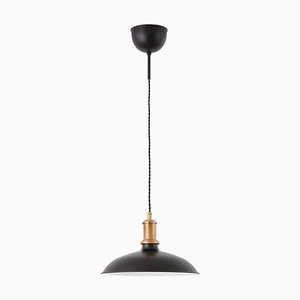 Kleine schwarze Kavaljer Deckenlampe von Sabina Grubbeson für Konsthantverk