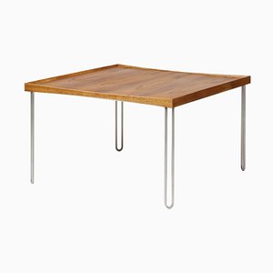 Tavolino in legno e acciaio di Finn Juhl