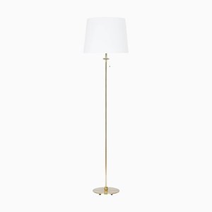Large Polished Brass Uno Table Lamp from Konsthantverk