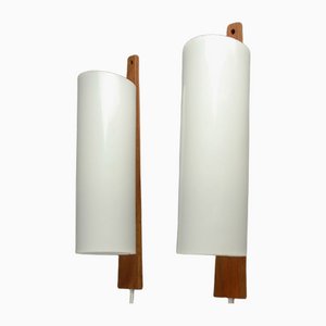Swedish Wall Lamps by Svend Aage Holm Sorensen for Asea Lighting, Set of 2