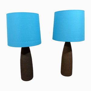 XXL Pottery Table Lamps, 1960s, Set of 2