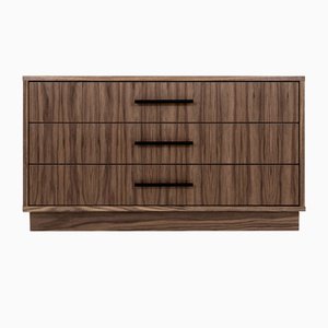 Scandinavian Walnut Chest of Drawers