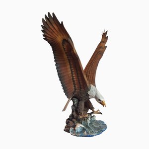 Capodimonte Eagle Sculpture