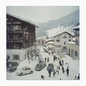 Slim Aarons, Klosters, Impression sur Papier Photo, Encadré