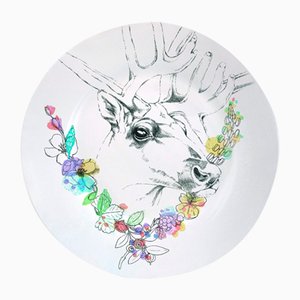 An Ode to the Woods Caribou Dinner Plate