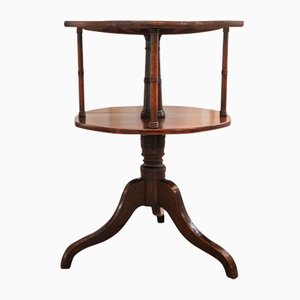 Early 19th Century Rosewood Revolving Tripod Book Table with American Fancy Central Column