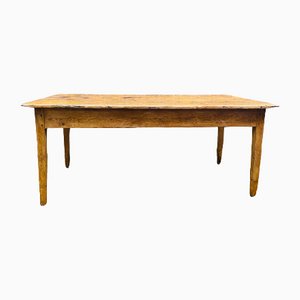 Antiker Mensa-Tisch aus Pinienholz