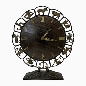 Moderne Zodiac Uhr von Junghans, 1970er