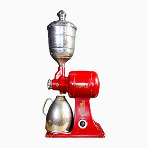 Vintage Red Coffee Grinder from Olland, 1940s