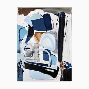 Irene Nelson, Untitled Quarantine #8, 2020, Aquarelle, Acrylique, Fusain et Encre sur Papier