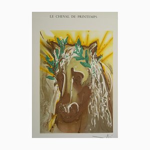 Salvador Dali, Le Cheval de Printemps, Lithographie