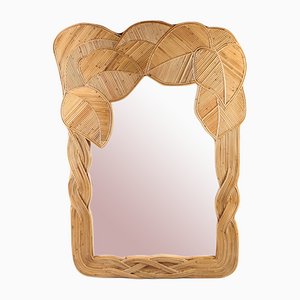 Specchio in vimini
