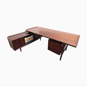 Schreibtisch oder Sideboard aus Palisander von Arne Vodder für Sibast, 1960er