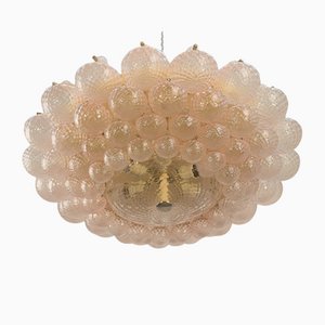 Murano Glass Chandelier in the Style of Carlo Scarpa, Italy, 1950s