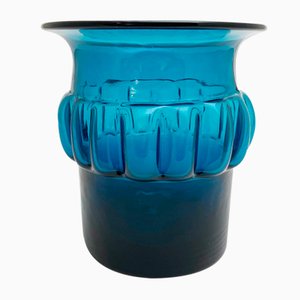 Vaso blu di Bertil Vallien per Boda fors