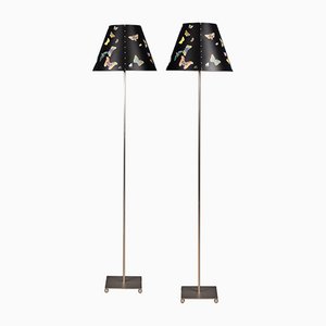 Late 20th Century Italian Floor Lamps by Fornasetti, Set of 2