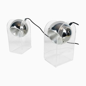 Italian 540P Table Lamps by Gino Sarfatti for Arteluce, 1968, Set of 2