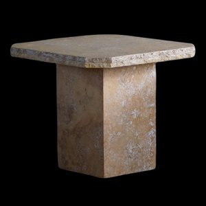 Tavolino moderno in granito, Italia, anni '80