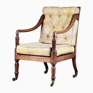 Chaise de Bibliothèque George III Regency, Royaume-Uni, 1820s