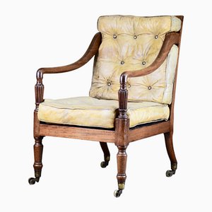 George III Regency Library Chair, United Kingdom, 1820s
