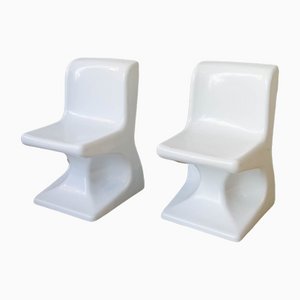 Set of Childrens Chairs by Patrick Gingembre for Selap, 1970s